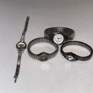 Women’s Watches Lot - All With New Battery Working - Ladies Wristwatches